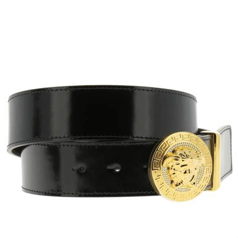 cintura versace uomo nera|Cinture Eleganti e Firmate .